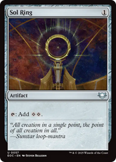 Anel Solar / Sol Ring - Magic: The Gathering - MoxLand